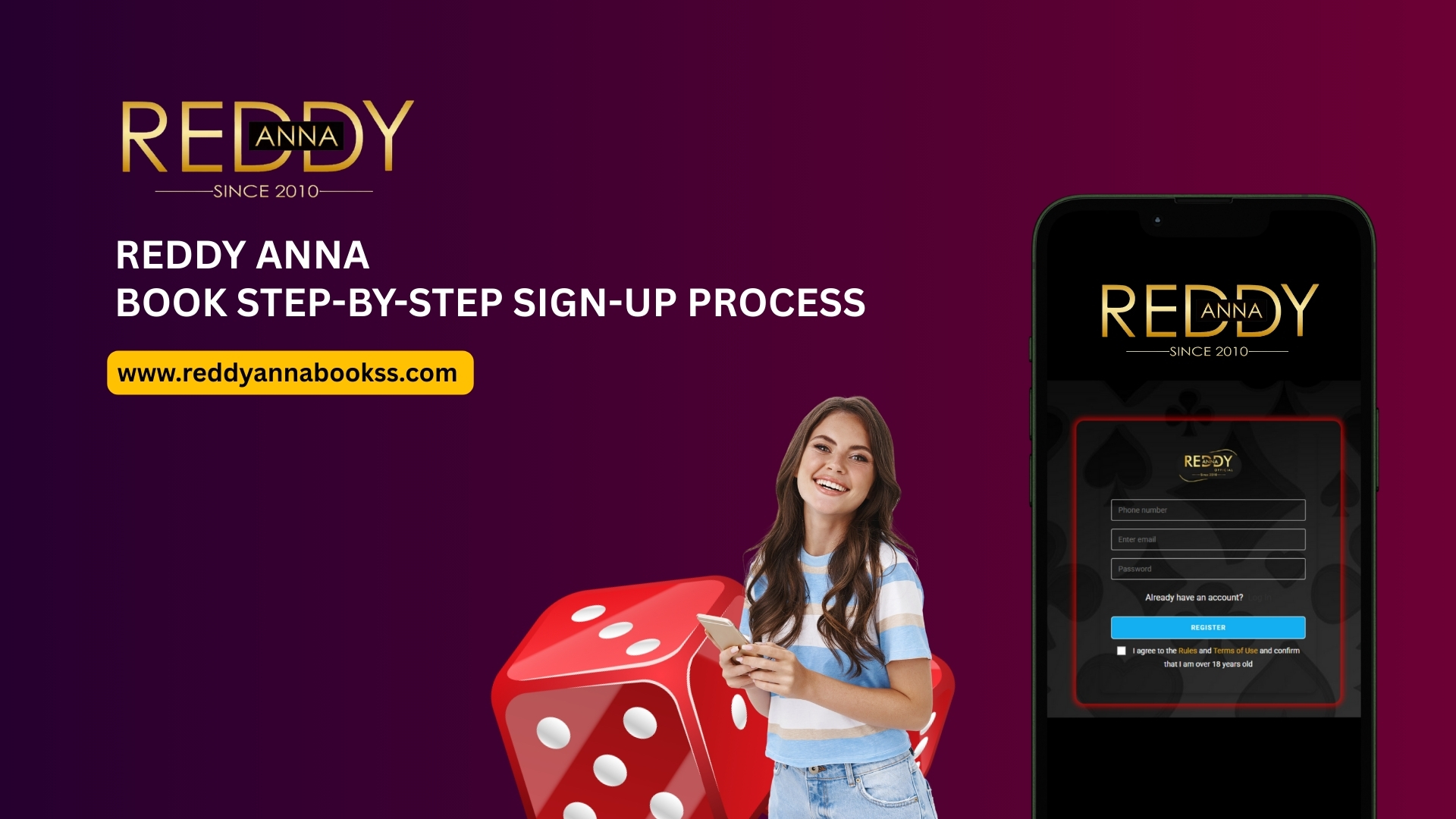 Read more about the article Reddy Anna Book Step-by-Step Sign-Up Process