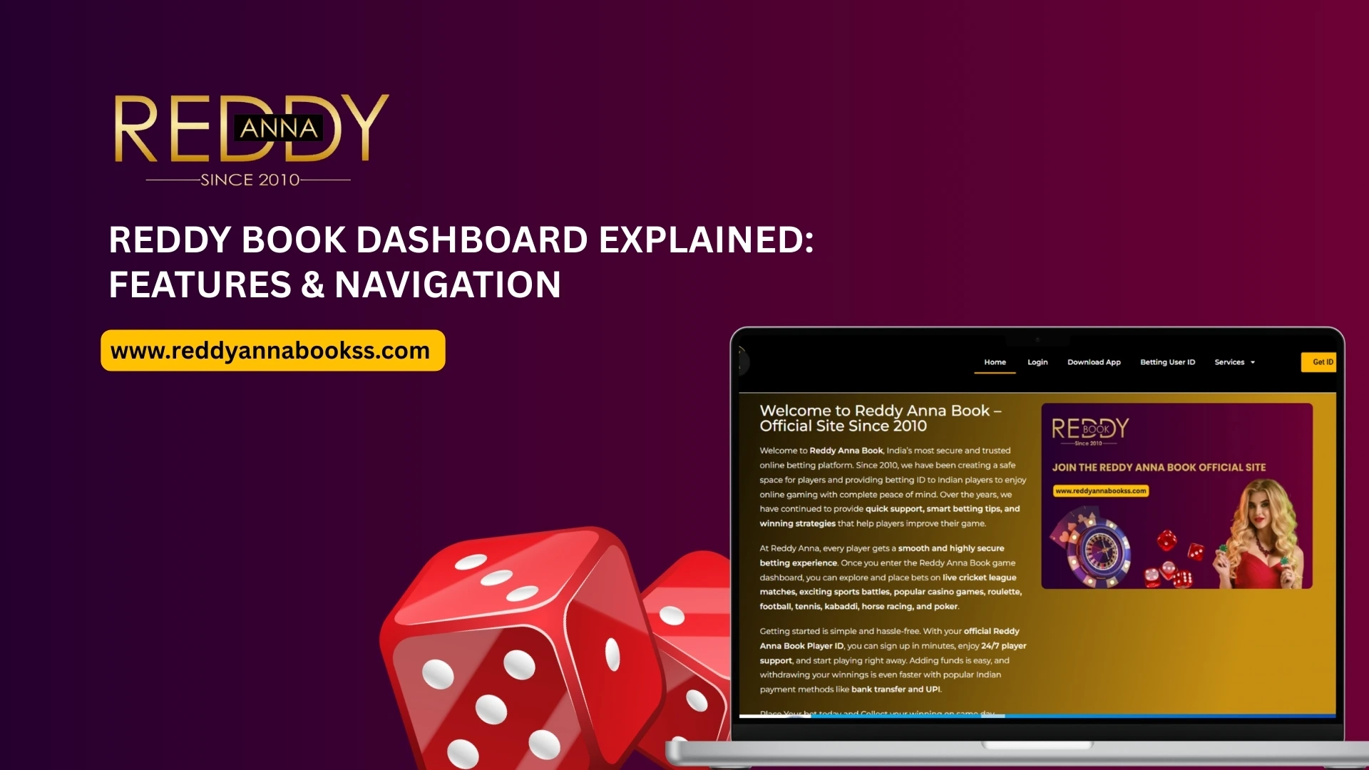 Read more about the article Reddy Anna Book Dashboard Explained: Features, Navigation & Settings